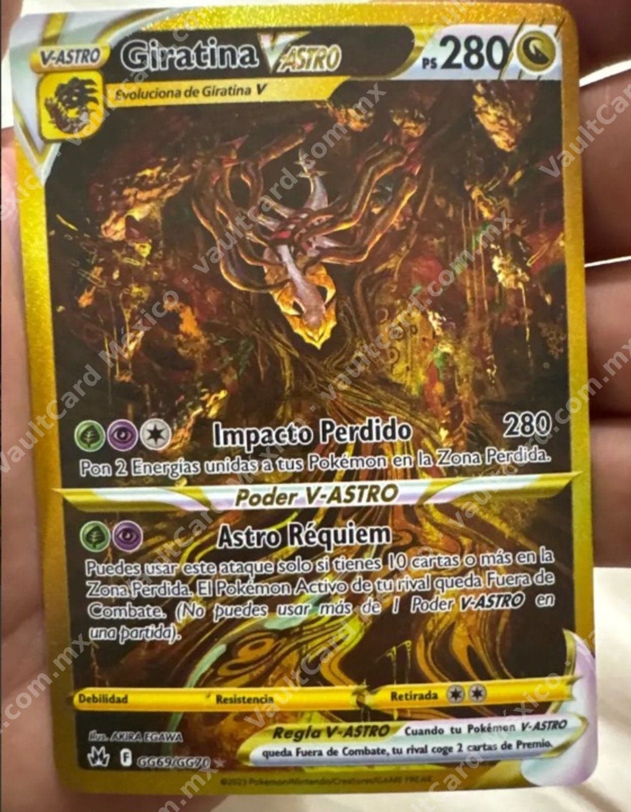 Giratina VASTRO Dorada GG69/GG70 - Zenit Supremo (GG) Español