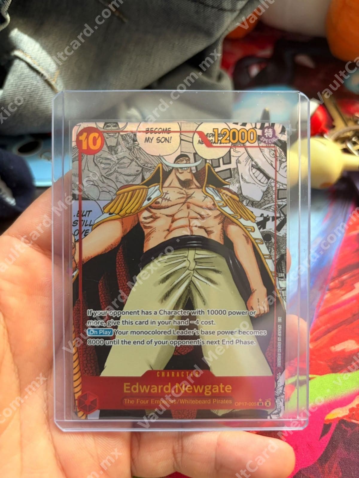 Edward.Newgate OP17-005 SR Manga Art - One Piece Card Game (Inglés)