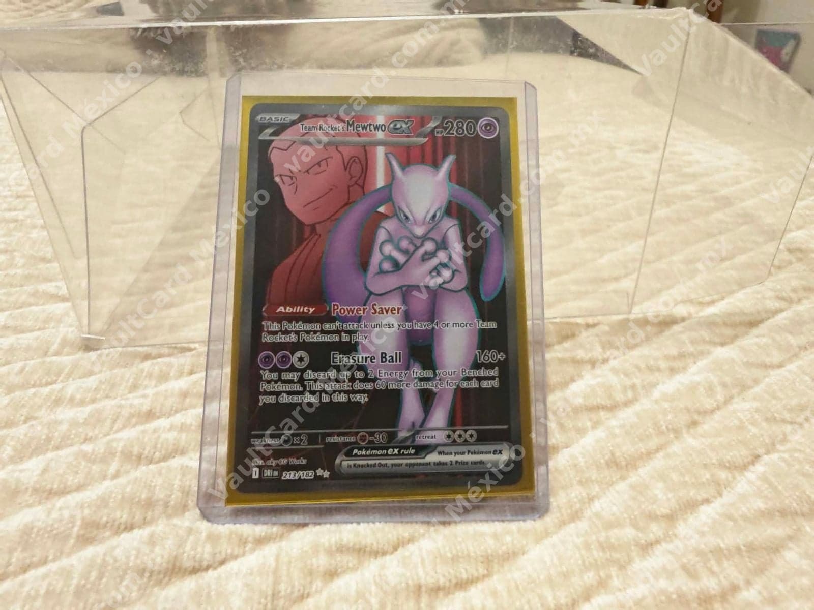Team Rocket's Mewtwo ex 213/182 - (DRI) Inglés Full Art