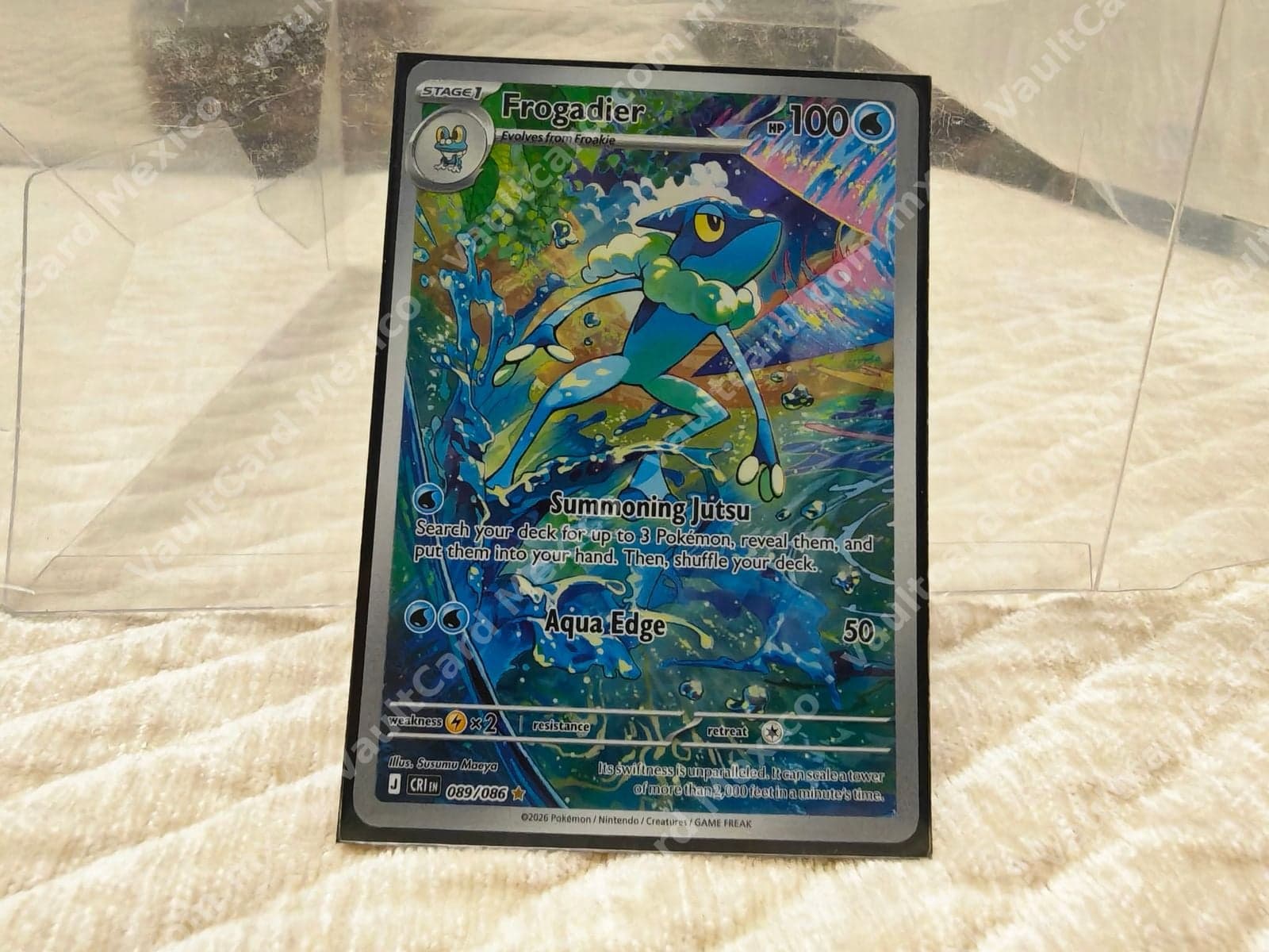 Frogadier 089/086 - (CRI) Inglés Illustration Rare