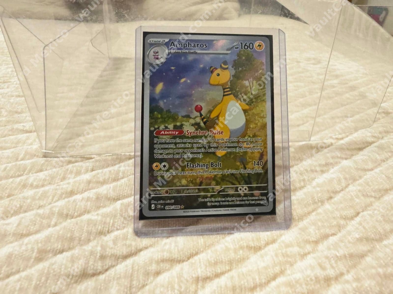 Ampharos 090/086 - (CR1) Inglés - Illustration Rare