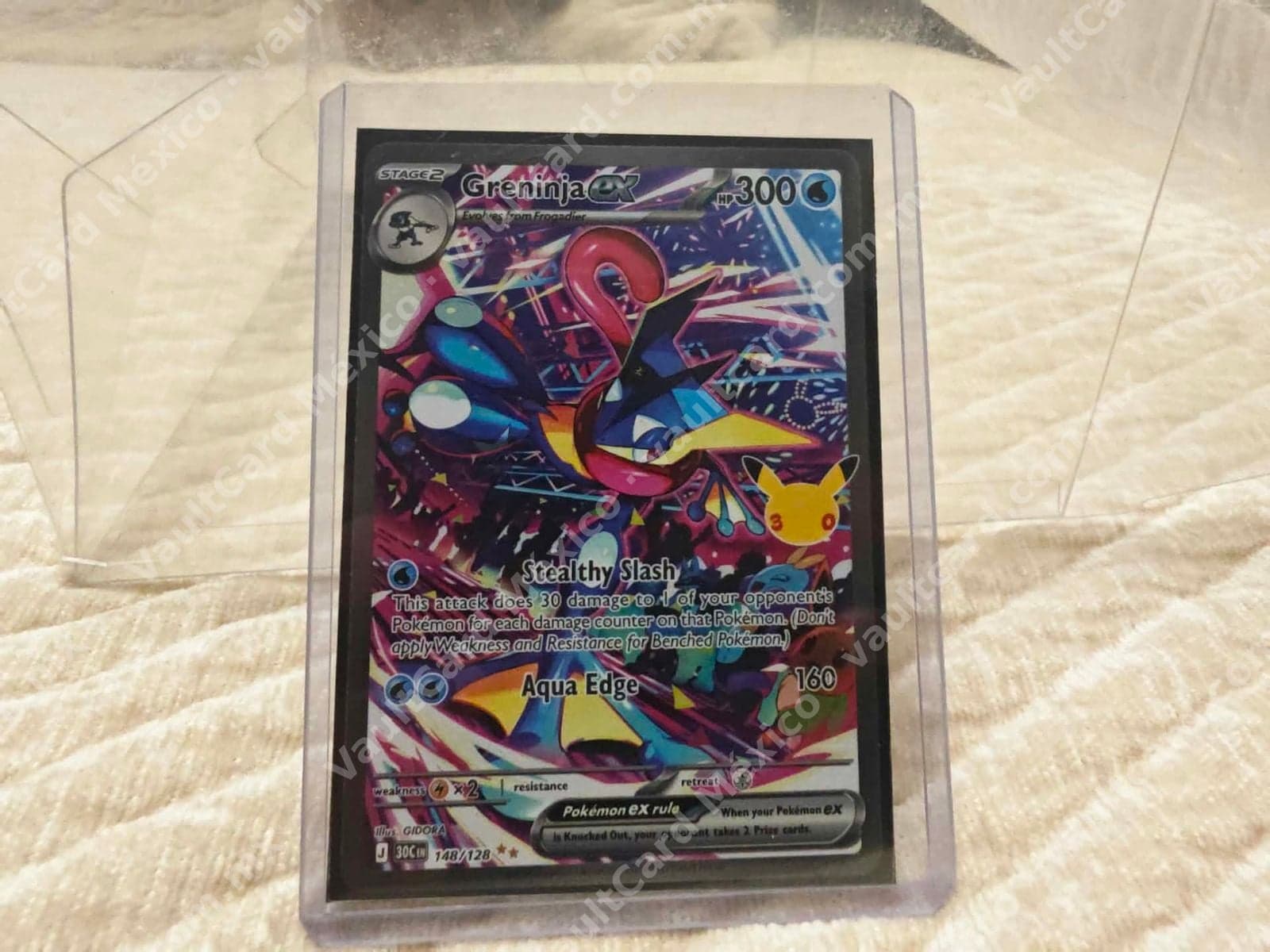 Greninja ex 148/128 - Full Art Inglés (Pokémon 151 / CLB)