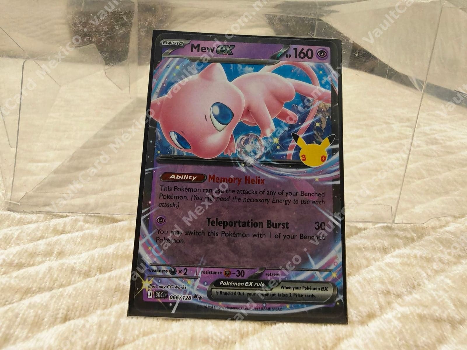 Mew ex 066/128 - Celebración 30 Aniversario (30C) Inglés