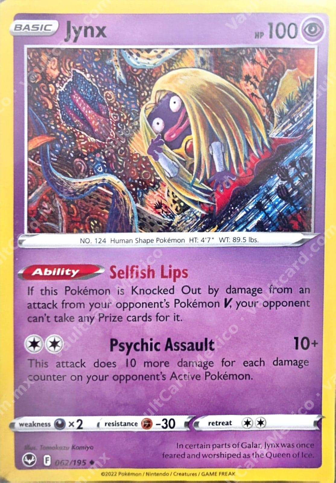 Jynx 062/195 - Silver Tempest (SIT) Inglés