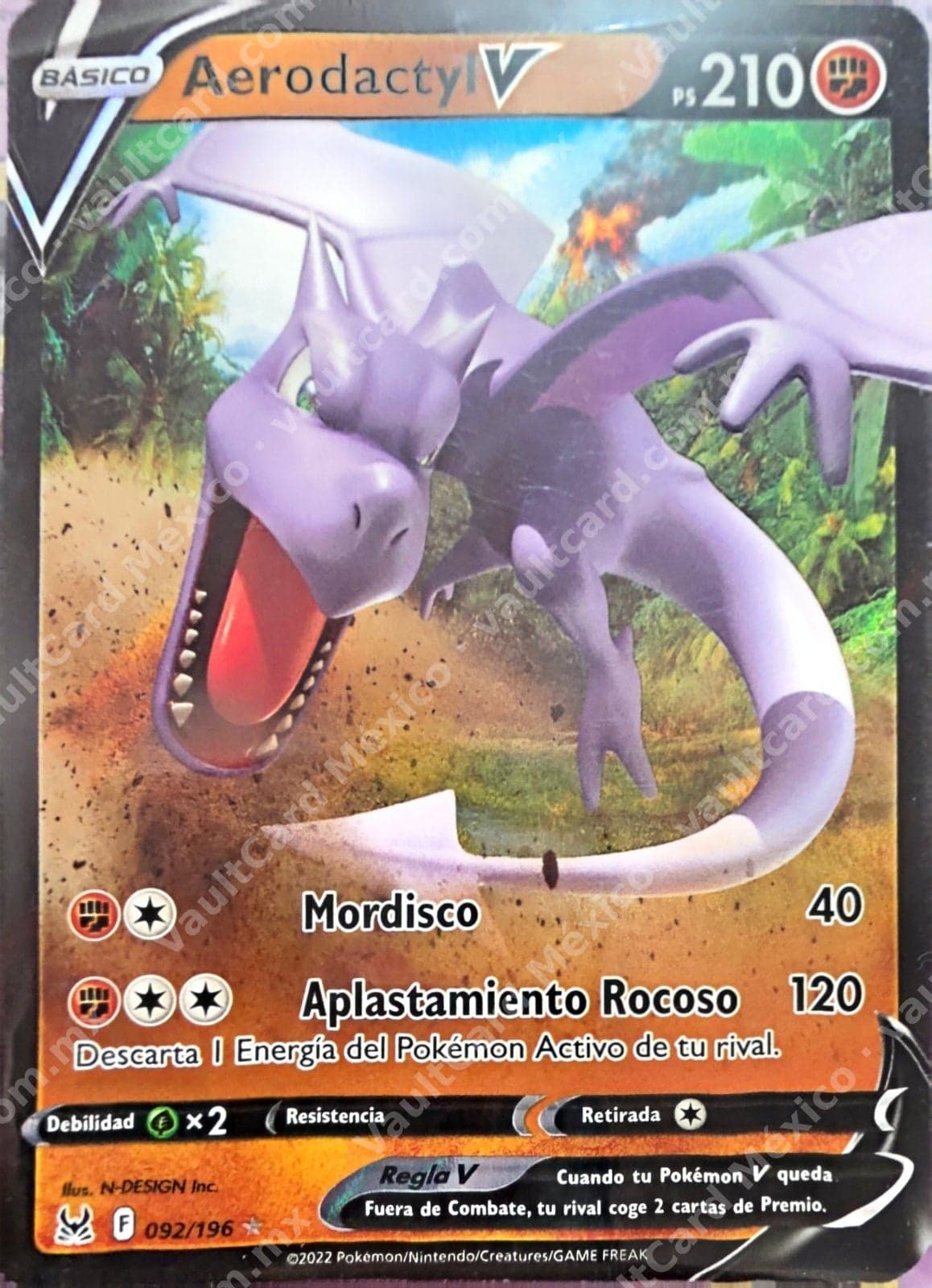 Aerodactyl V 092/196 - Origen Perdido (LOR) Español