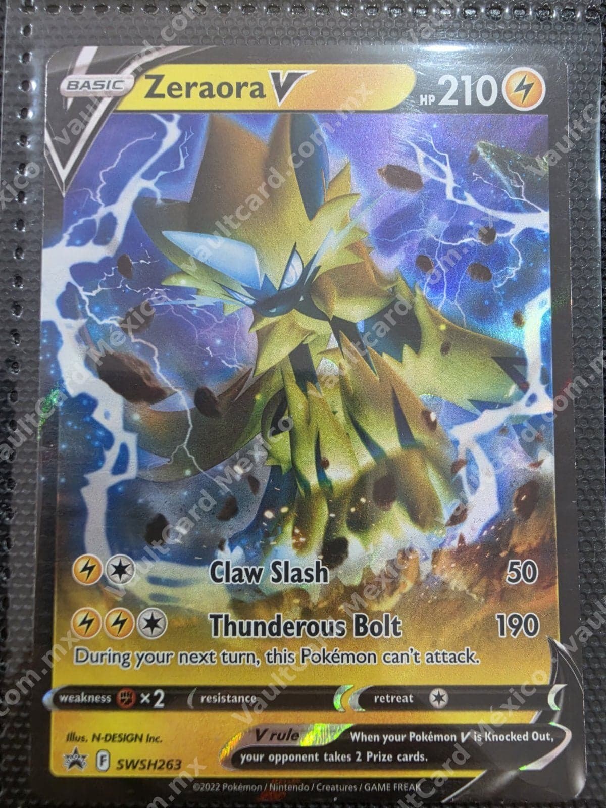 Zeraora V SWSH263 - Promo Black Star Inglés
