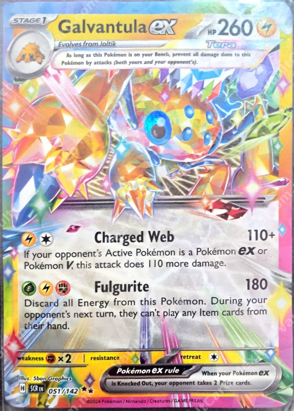 Galvantula ex 051/142 - Stellar Crown (SCR) Inglés