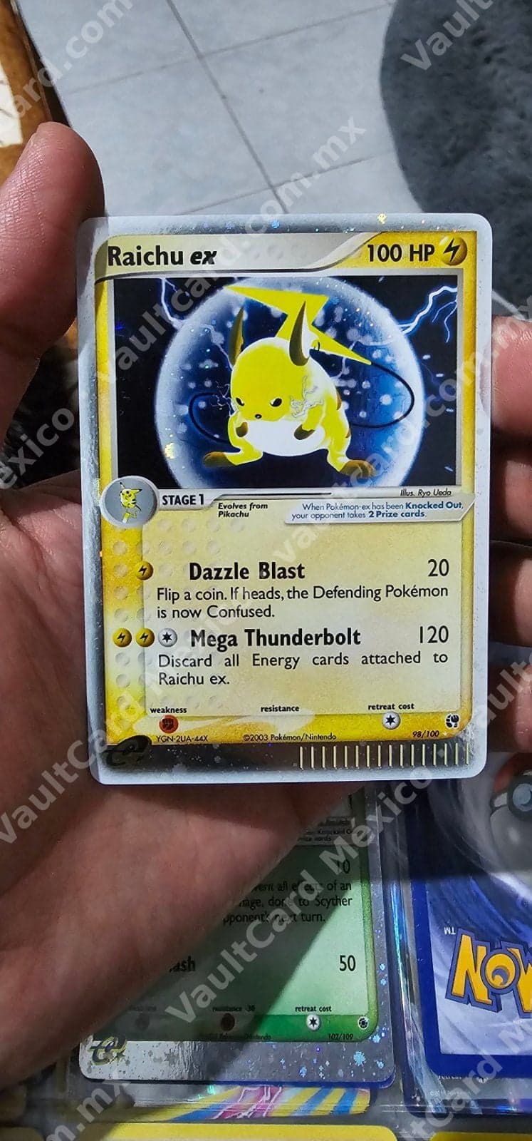 Raichu ex 98/100 - EX Sandstorm Inglés