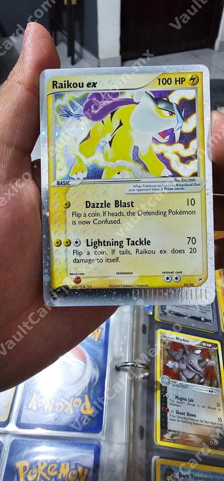 Raikou ex 92/95 - EX Unseen Forces Inglés Holo