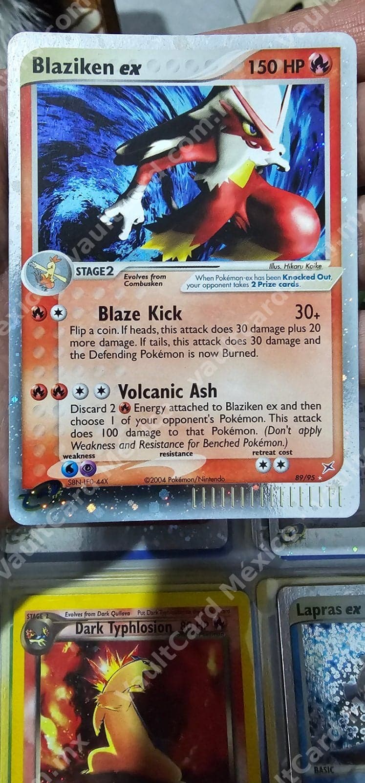 Blaziken ex 89/95 - EX Team Magma vs Team Aqua Inglés