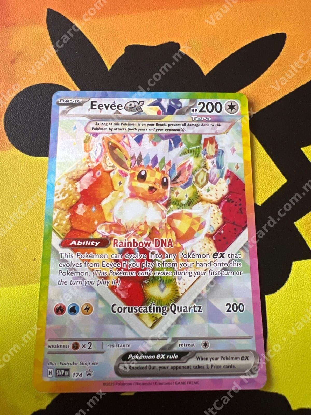 Eevee ex 174 - Promo SVP Inglés (Full Art Tera)
