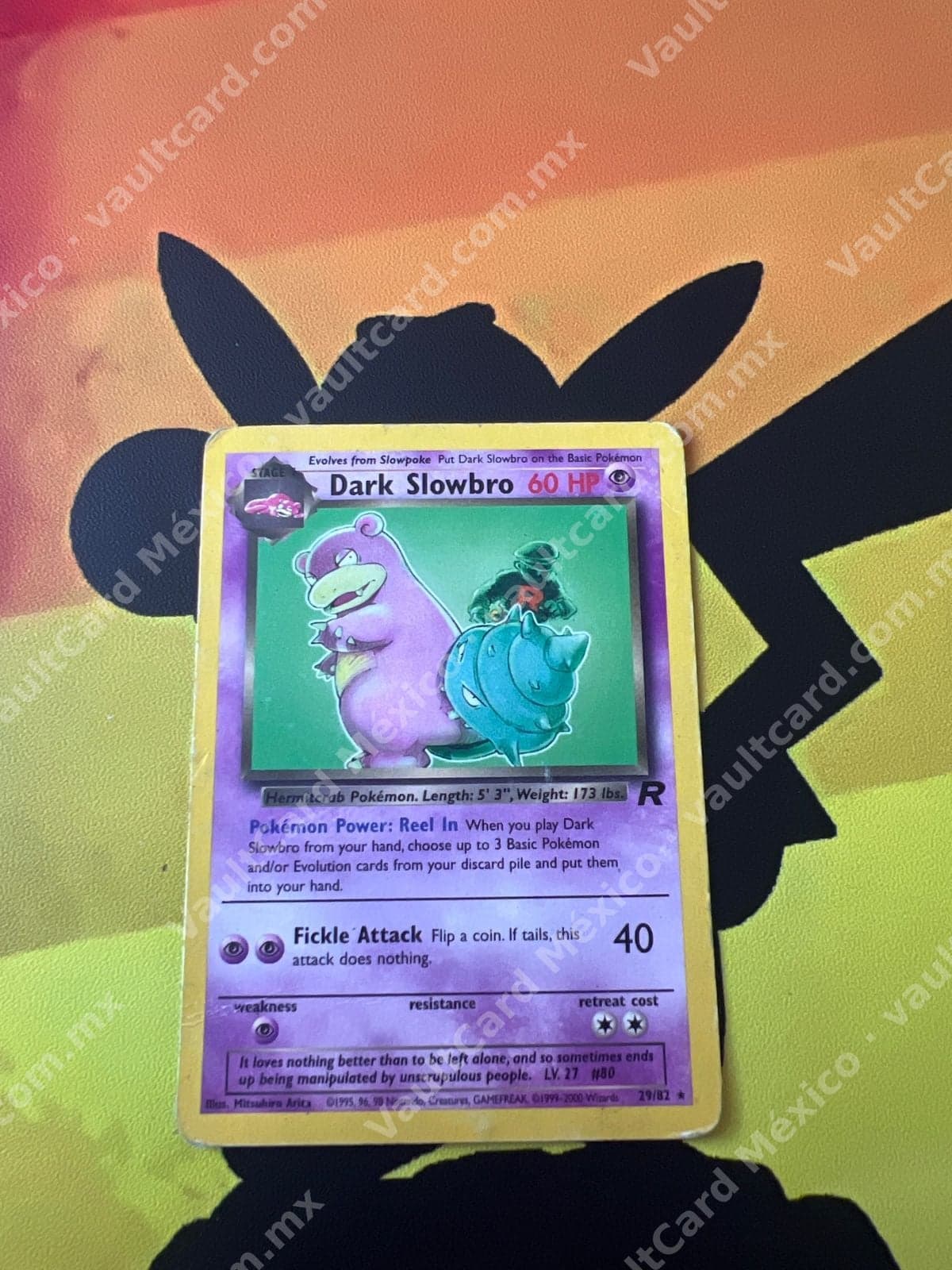 Dark Slowbro 29/82 - Team Rocket Inglés