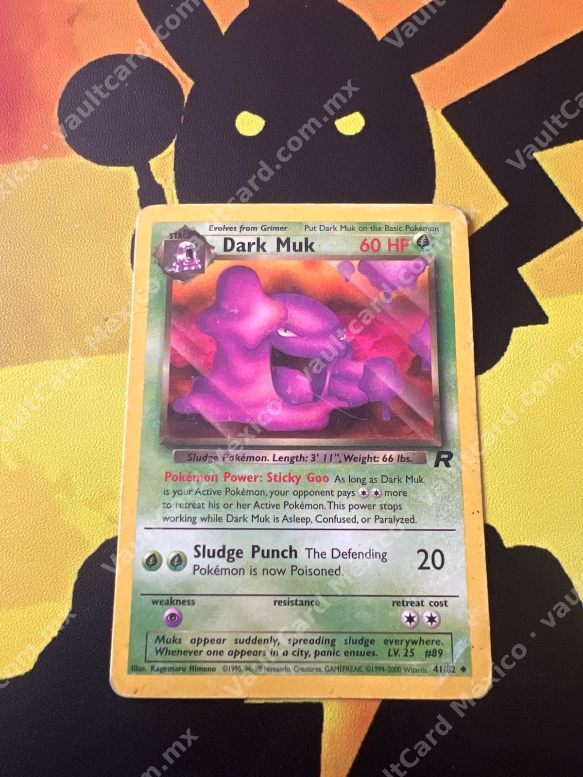 Dark Muk 41/82 - Team Rocket Inglés