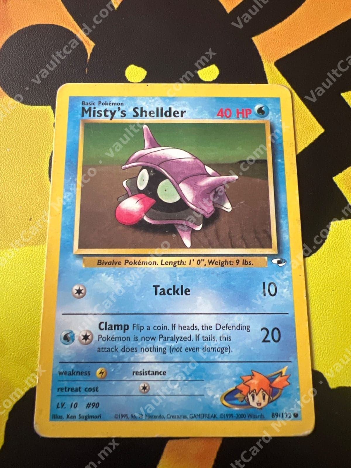 Misty's Shellder 89/132 - Gym Heroes Inglés