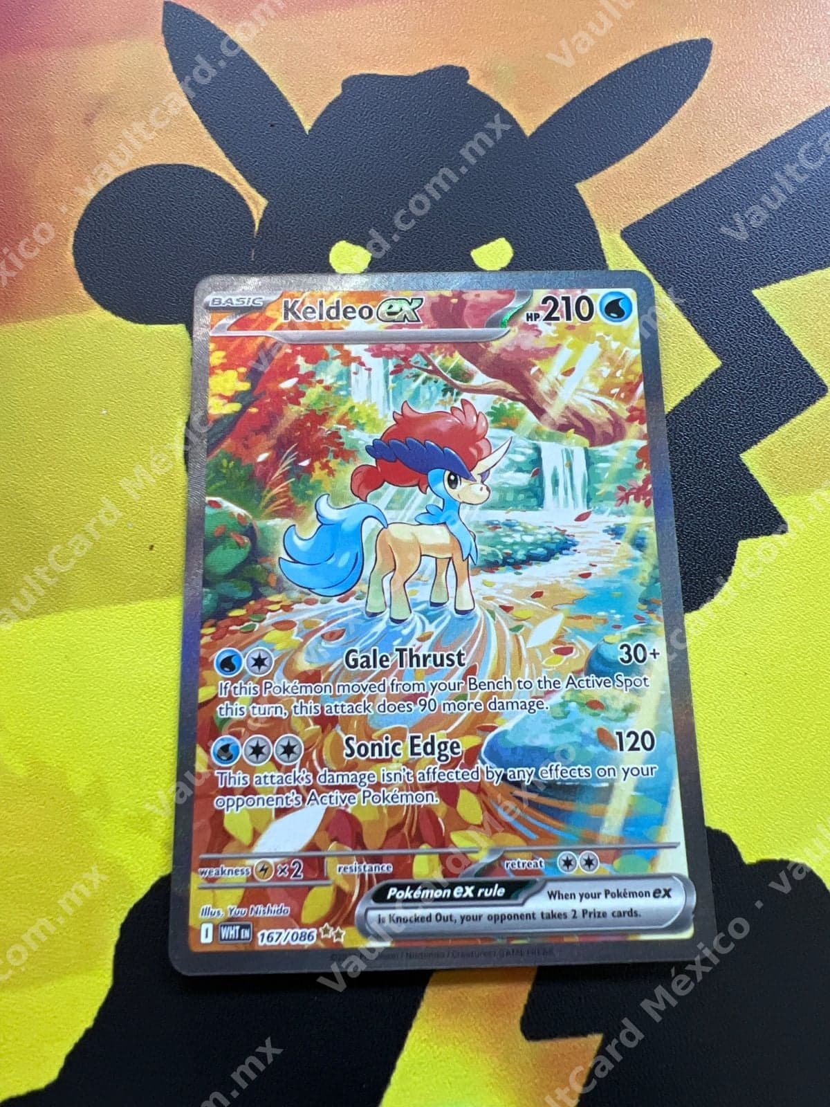 Keldeo ex 167/086 - White Flare (WHT) Inglés Special Illustration Rare