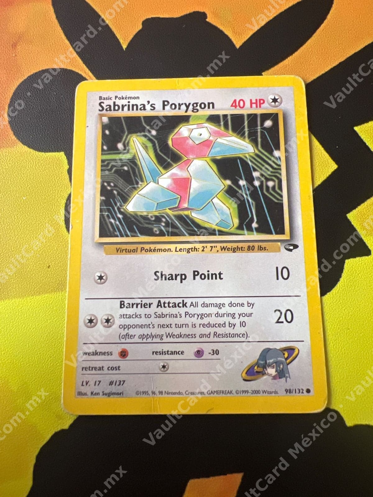 Sabrina's Porygon 98/132 - Gym Heroes Inglés