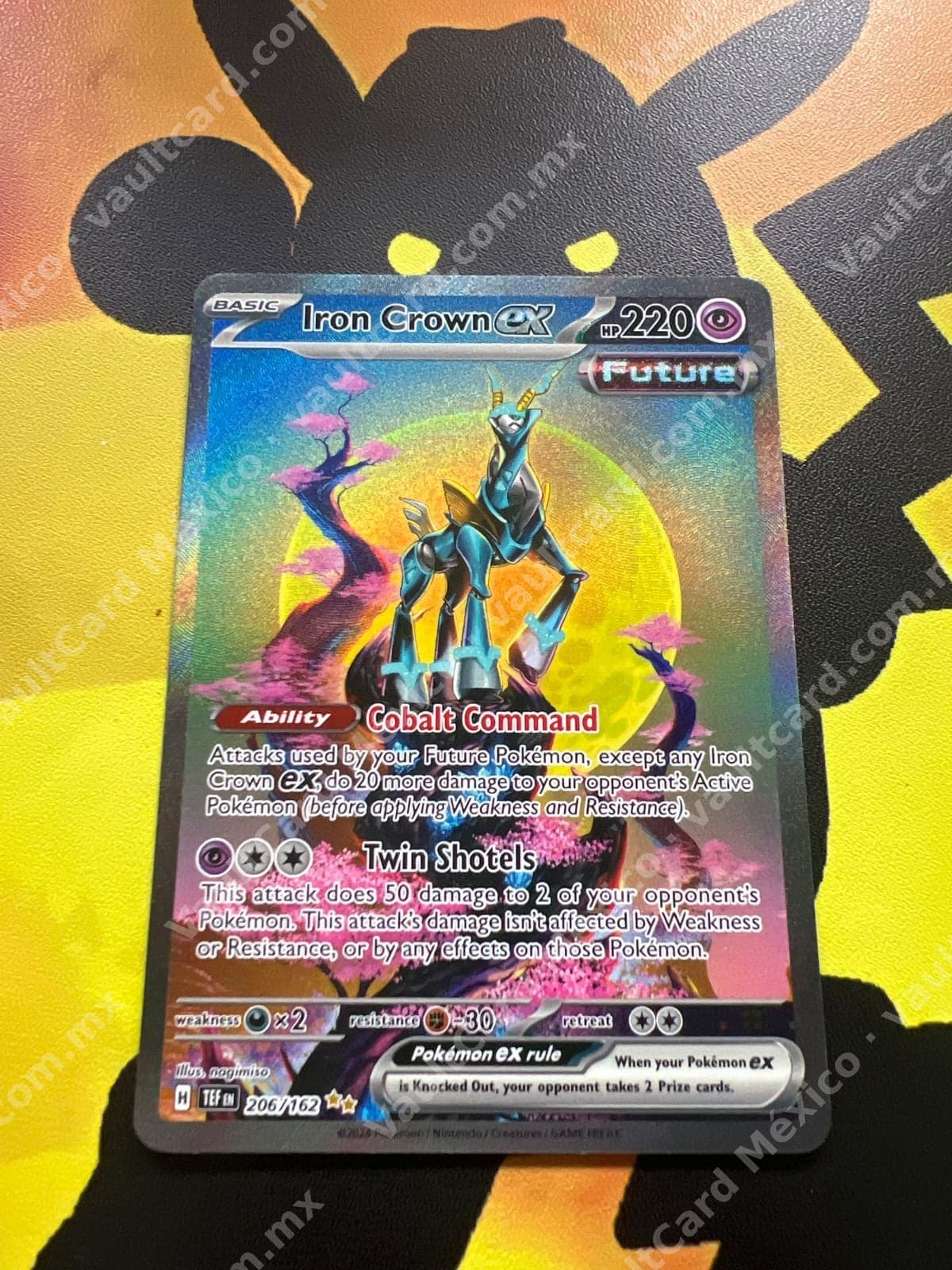 Iron Crown ex 206/162 - Temporal Forces (TEF) Inglés Special Illustration Rare