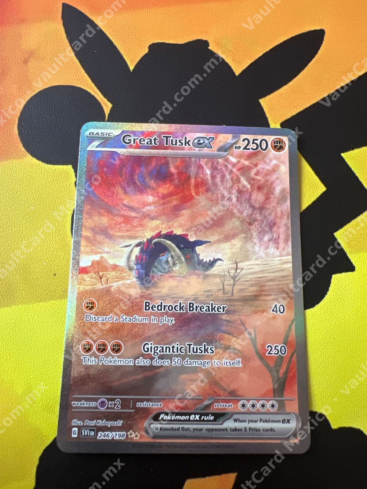 Great Tusk ex 246/198 - Scarlet & Violet (SVI) Inglés