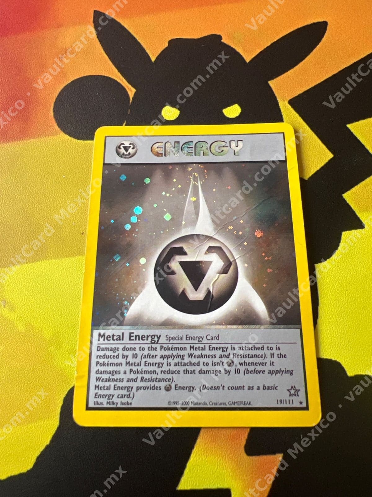 Metal Energy 19/111 - Neo Genesis Holo Inglés