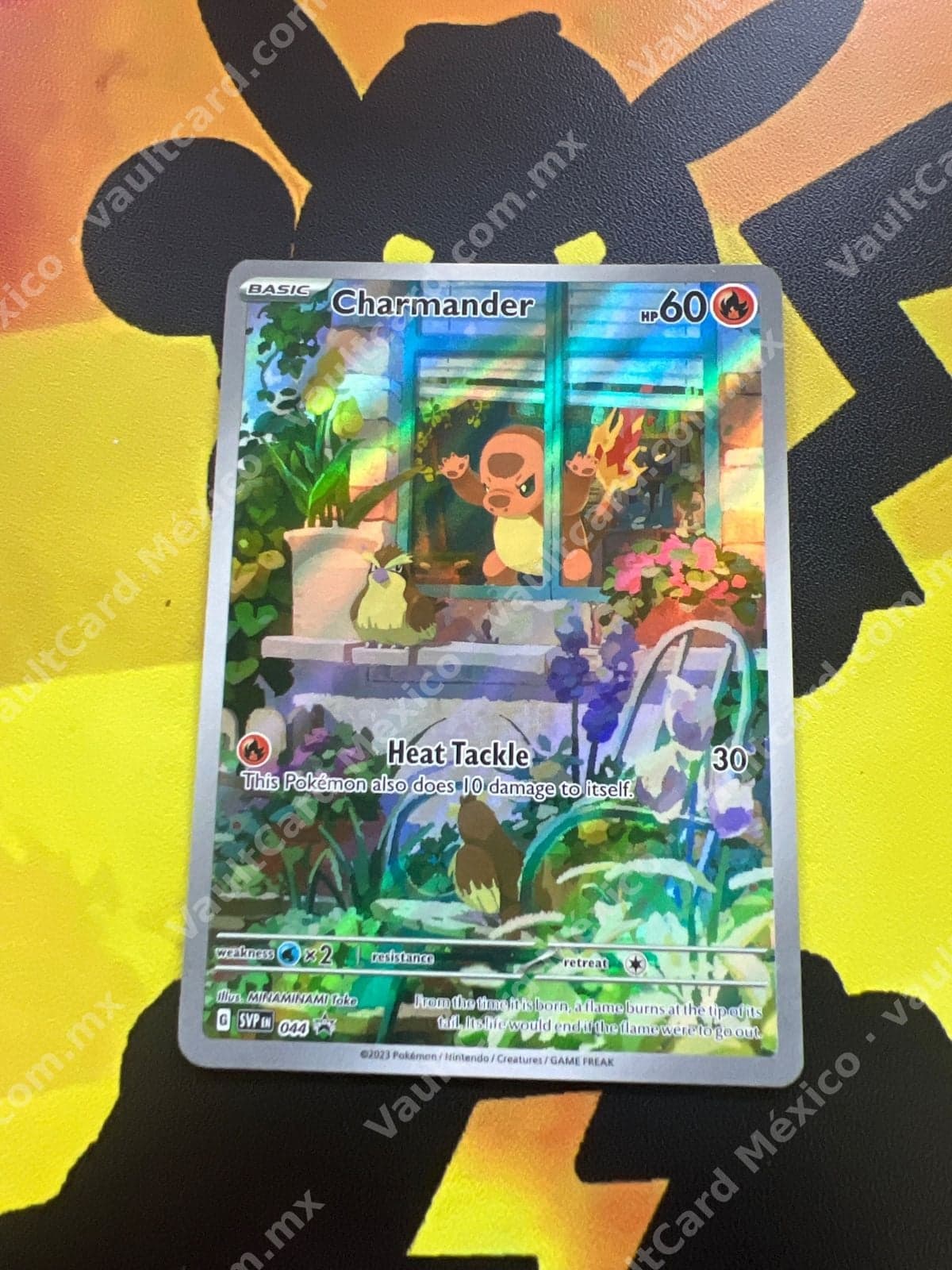 Charmander 044 - Promo Black Star (SVP) Inglés Illustration Rare