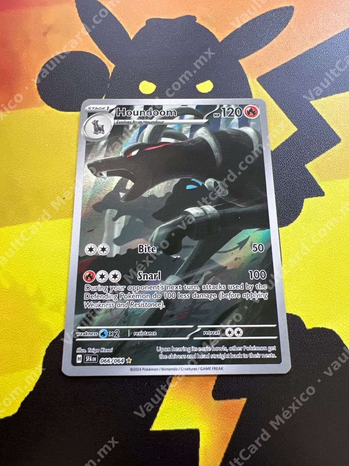 Houndoom 066/064 - Shrouded Fable (SFA) Inglés - Illustration Rare