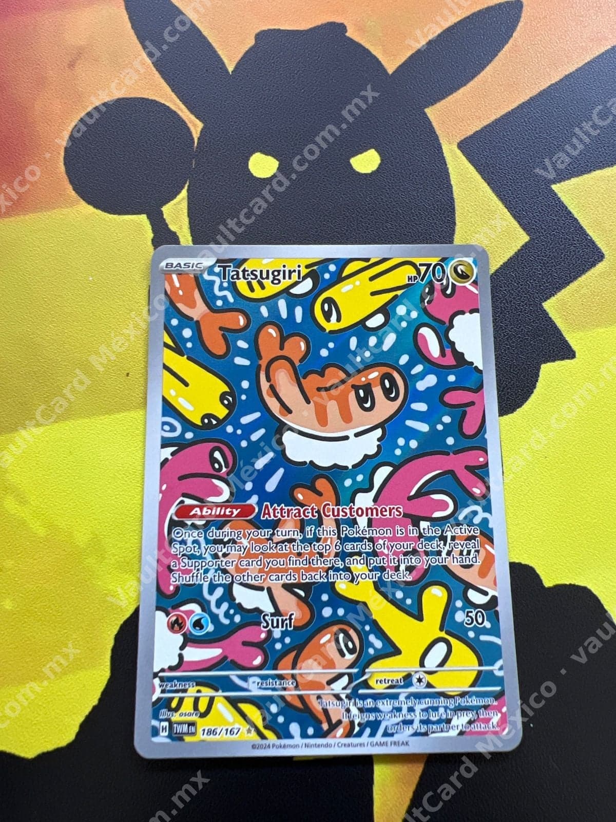 Tatsugiri 186/167 - Twilight Masquerade (TWM) Inglés Illustration Rare