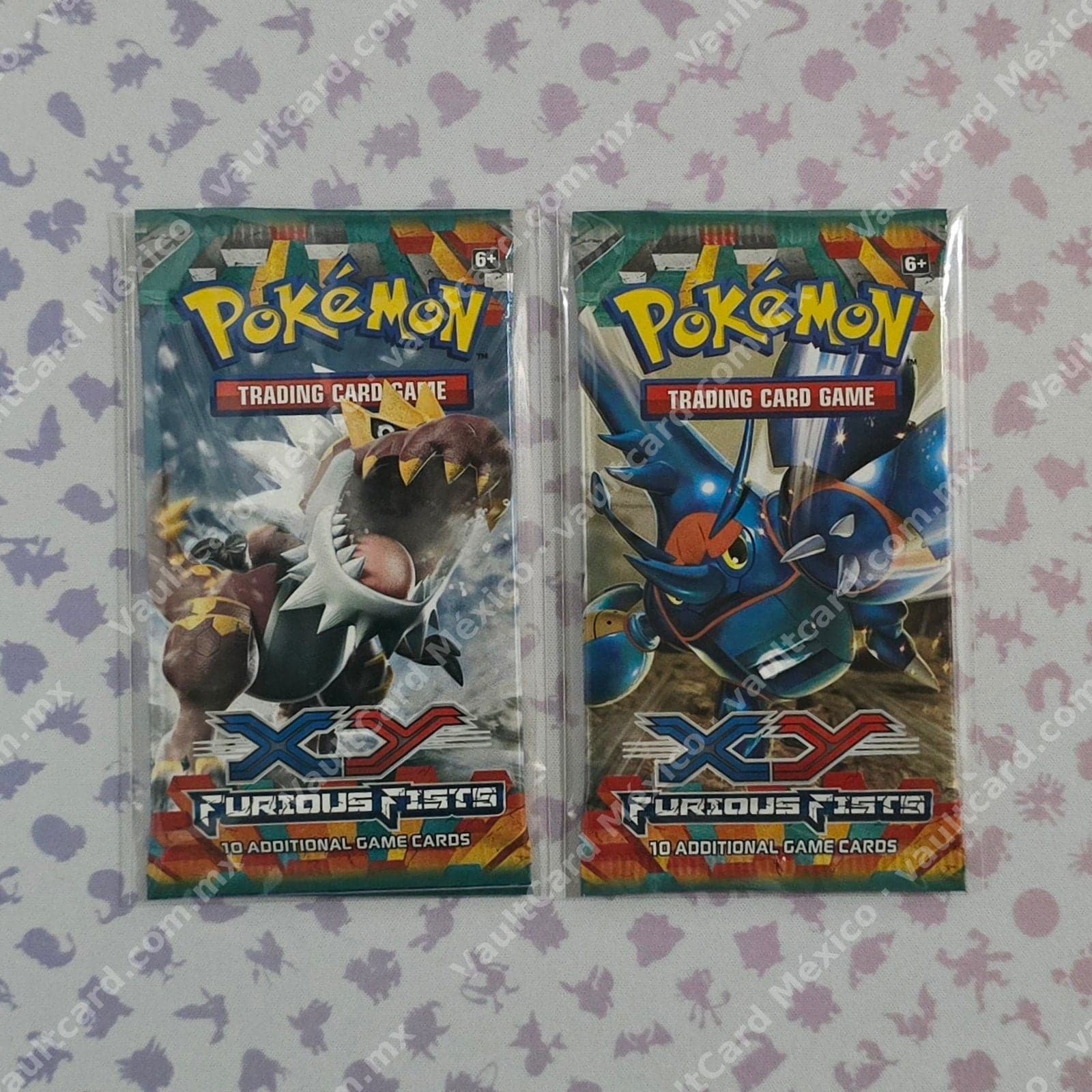 2 Sobres Sellados Pokémon XY Furious Fists (FFI) Inglés