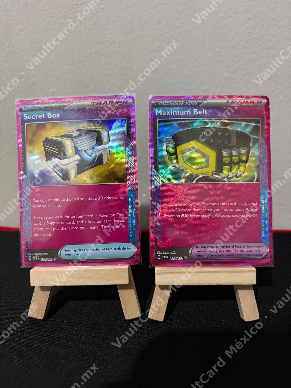 Lote ACE SPEC: Secret Box 163/167 (TWM) + Maximum Belt 117/131 (PRE) Inglés