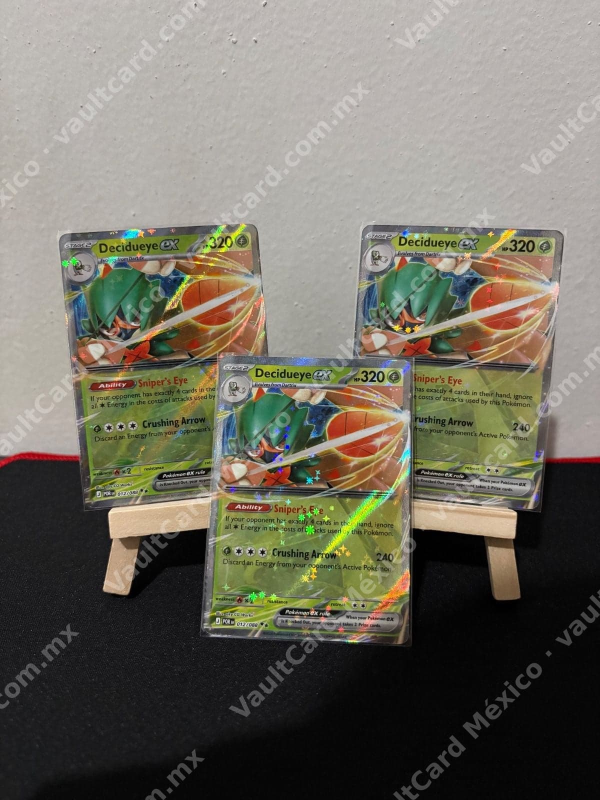 Lote 3x Decidueye ex 012/088 - (POR) Inglés