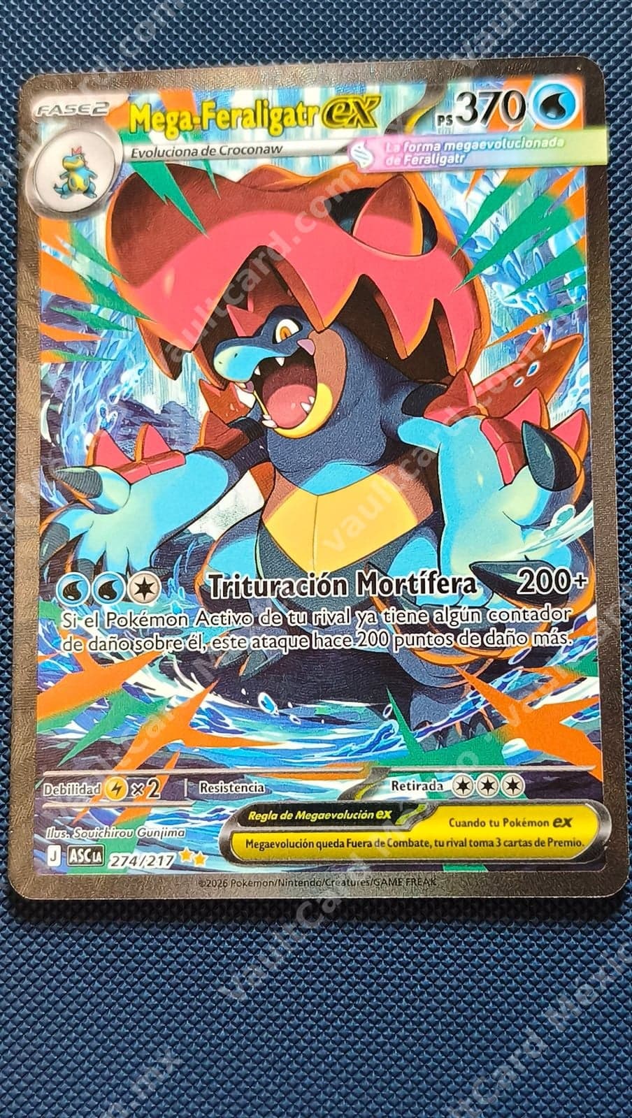 Mega-Feraligatr ex 274/217 - (ASC) Español SIR