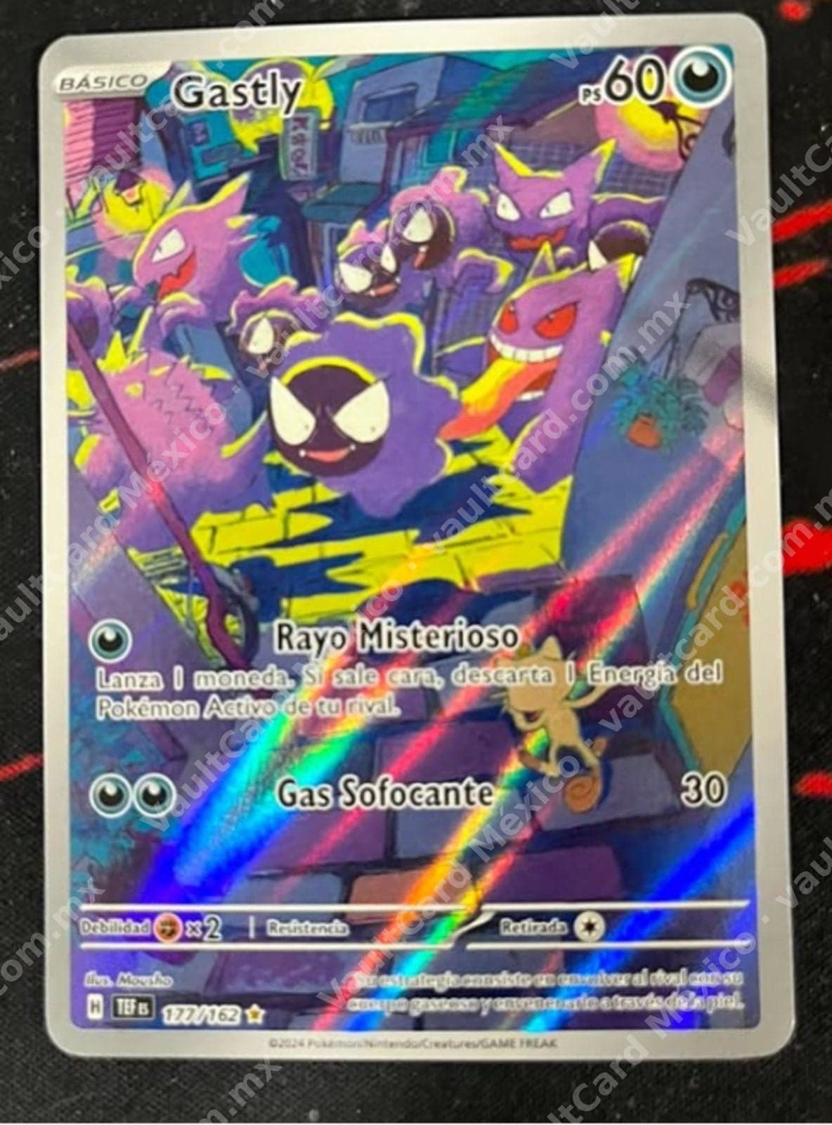 Gastly 177/162 - Fuerzas Temporales (TEF) Español - Illustration Rare