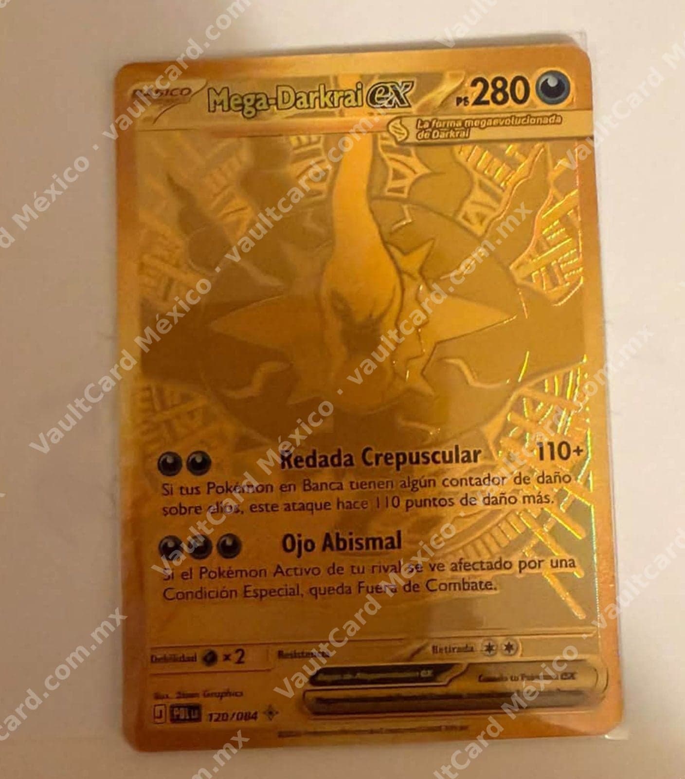 Mega-Darkrai ex 120/084 - (POL) Español - Carta Dorada