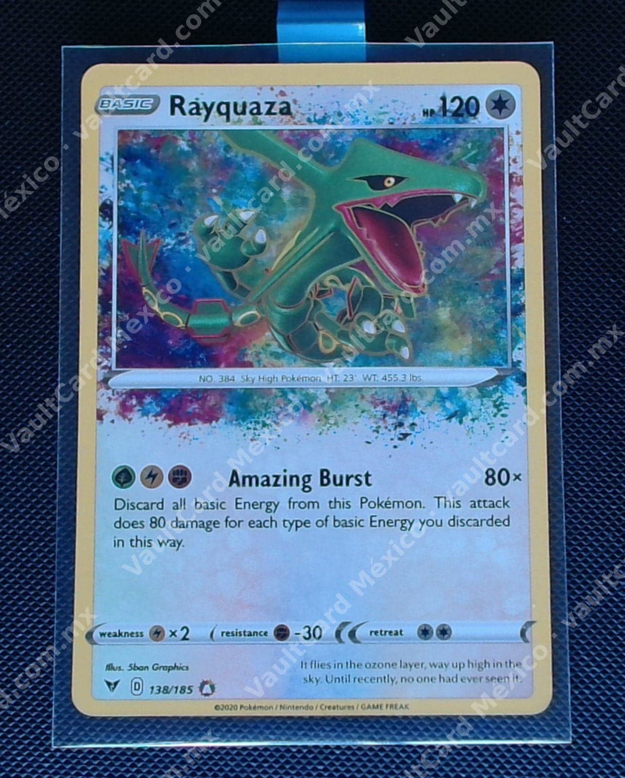 Rayquaza Amazing Rare 138/185 - Vivid Voltage (VIV) Inglés