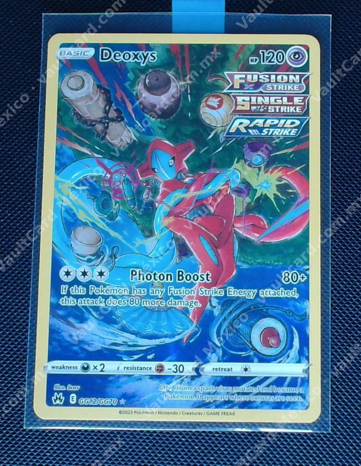 Deoxys GG12/GG70 - Crown Zenith Galarian Gallery Full Art Inglés