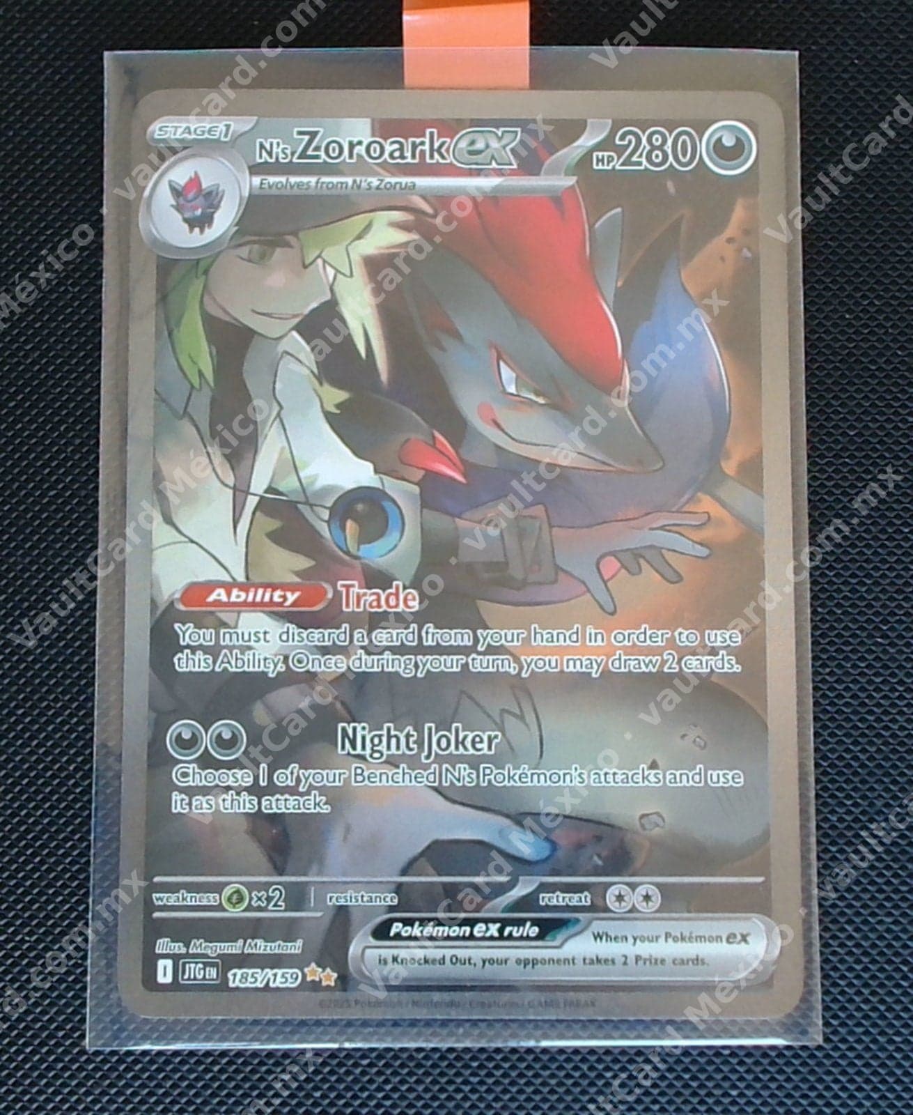 N's Zoroark ex 185/159 - Journey Together (JTG) Inglés - Special Illustration Rare