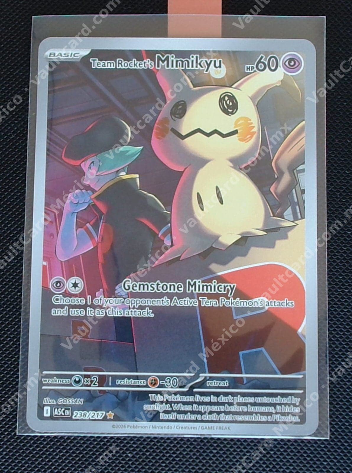 Team Rocket's Mimikyu 238/217 - (ASC) Inglés - Illustration Rare