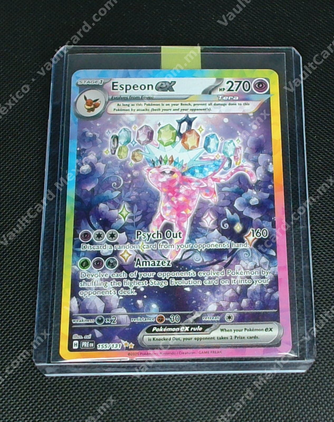 Espeon ex 155/131 - Prismatic Evolutions (PRE) Inglés SIR