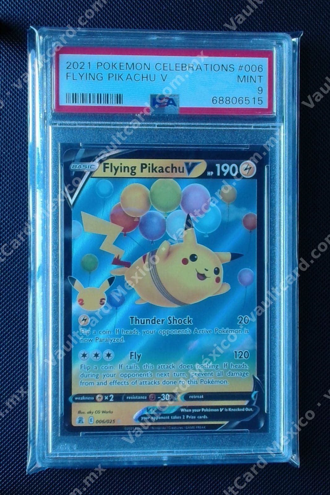 Flying Pikachu V 006/025 - Celebrations (CEL) Inglés - PSA 9 MINT