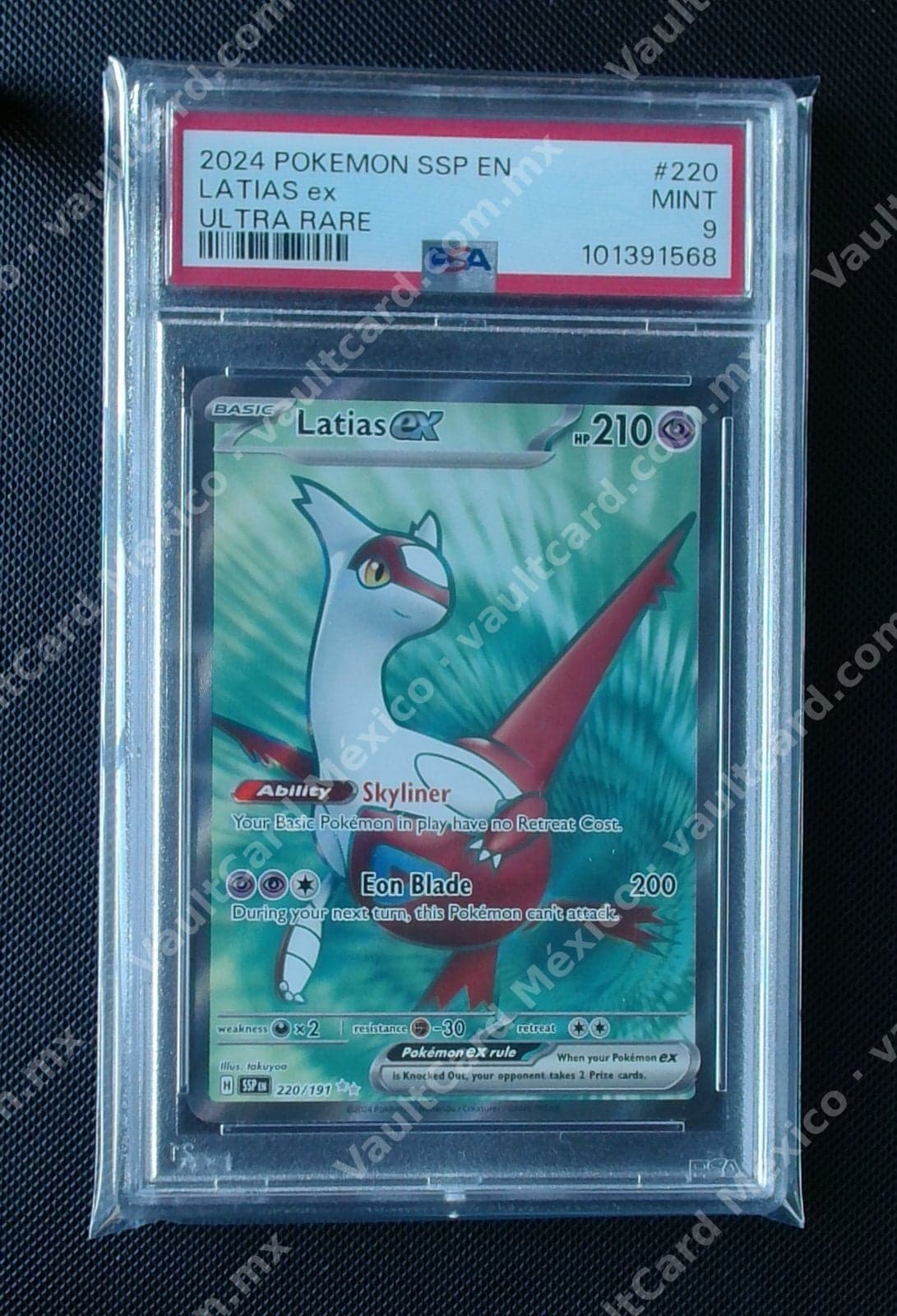 Latias ex 220/191 - Surging Sparks (SSP) Inglés PSA 9 MINT