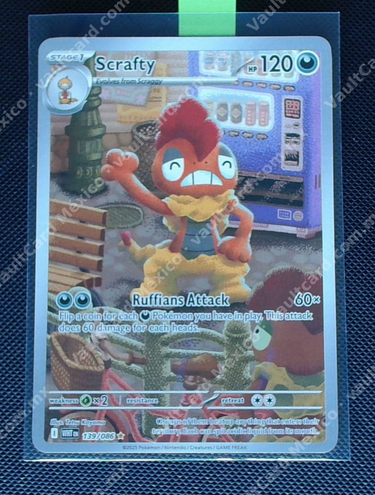 Scrafty 139/086 - (WHT) Inglés Illustration Rare