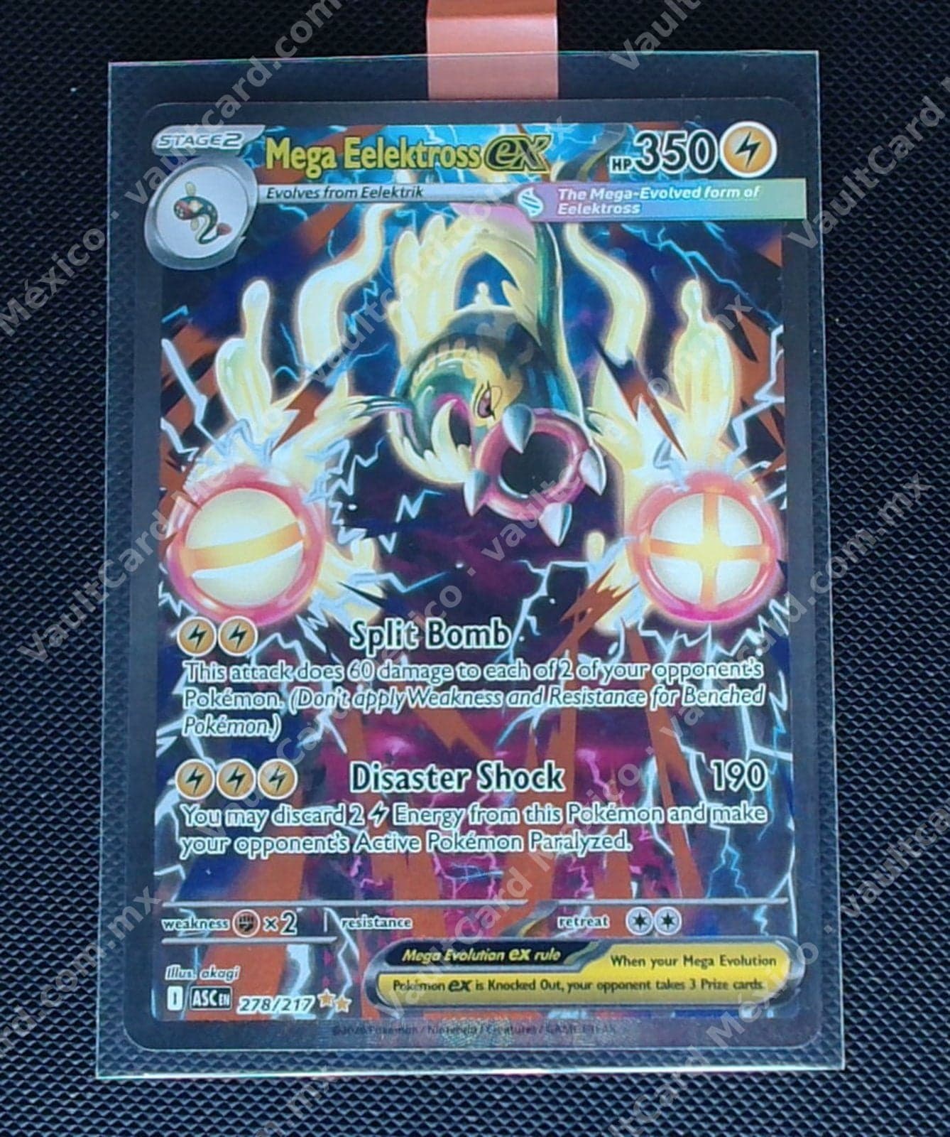 Mega Eelektross ex 278/217 - (ASC) Inglés - Full Art