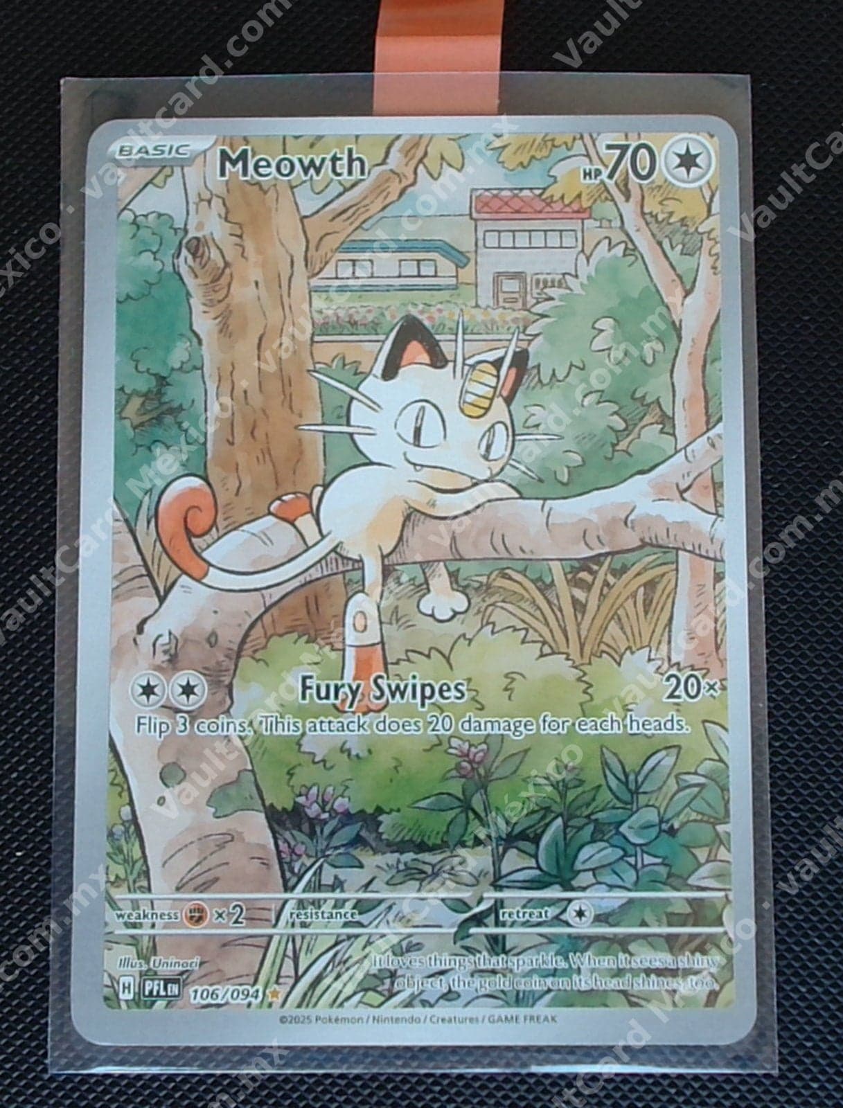 Meowth 106/094 - (PFL) Inglés - Illustration Rare