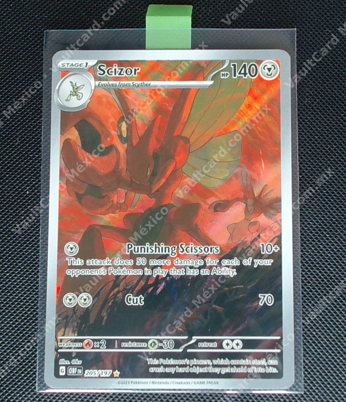 Scizor 205/197 - Obsidian Flames (OBF) Inglés - Illustration Rare