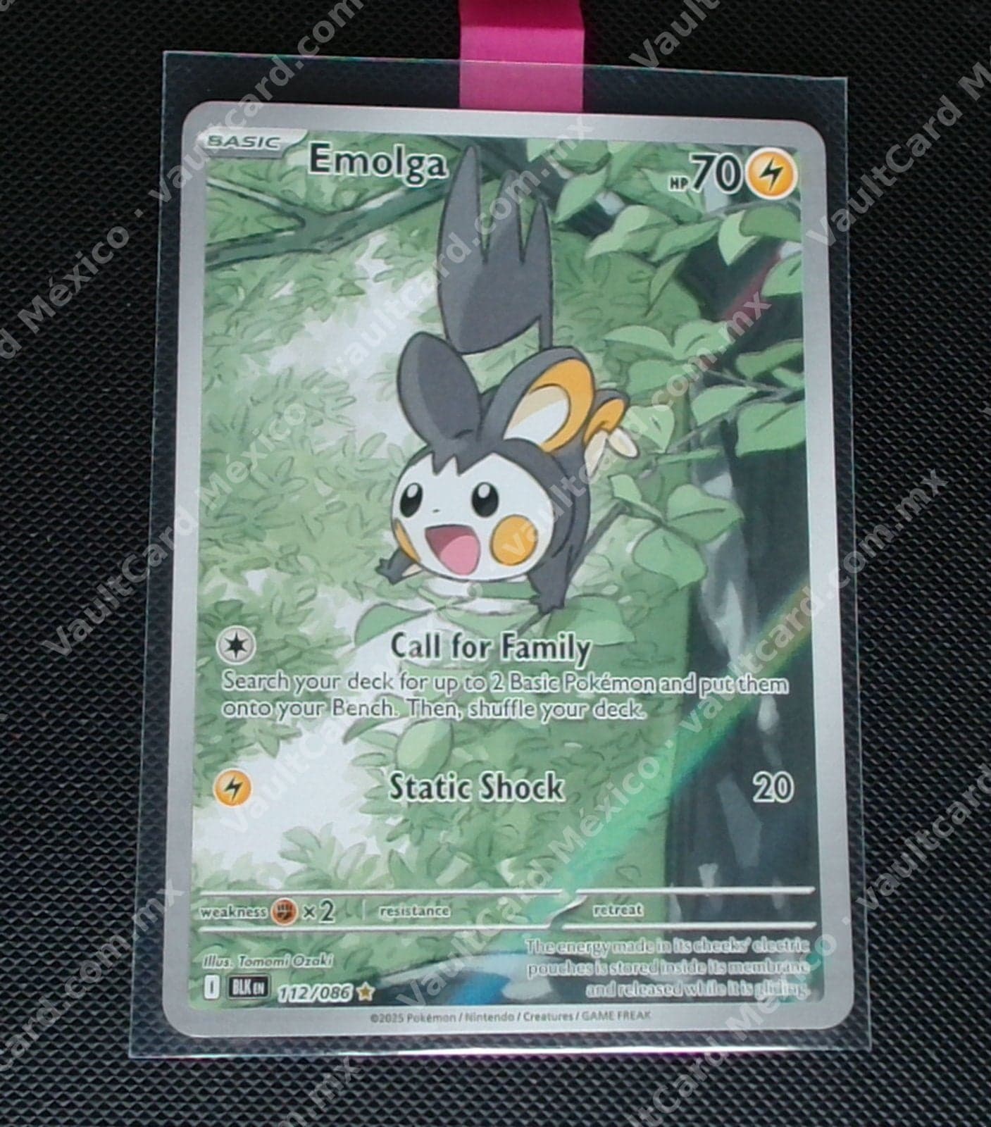 Emolga 112/086 - (BLK) Inglés - Illustration Rare