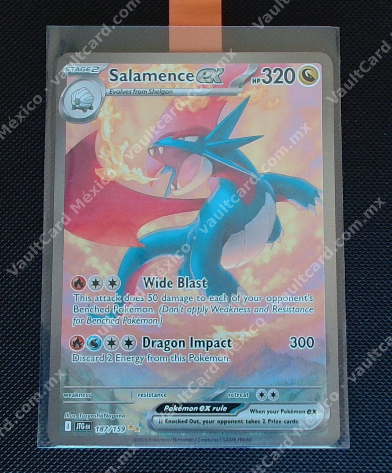 Salamence ex 187/159 - (JTG) Inglés - Special Illustration Rare