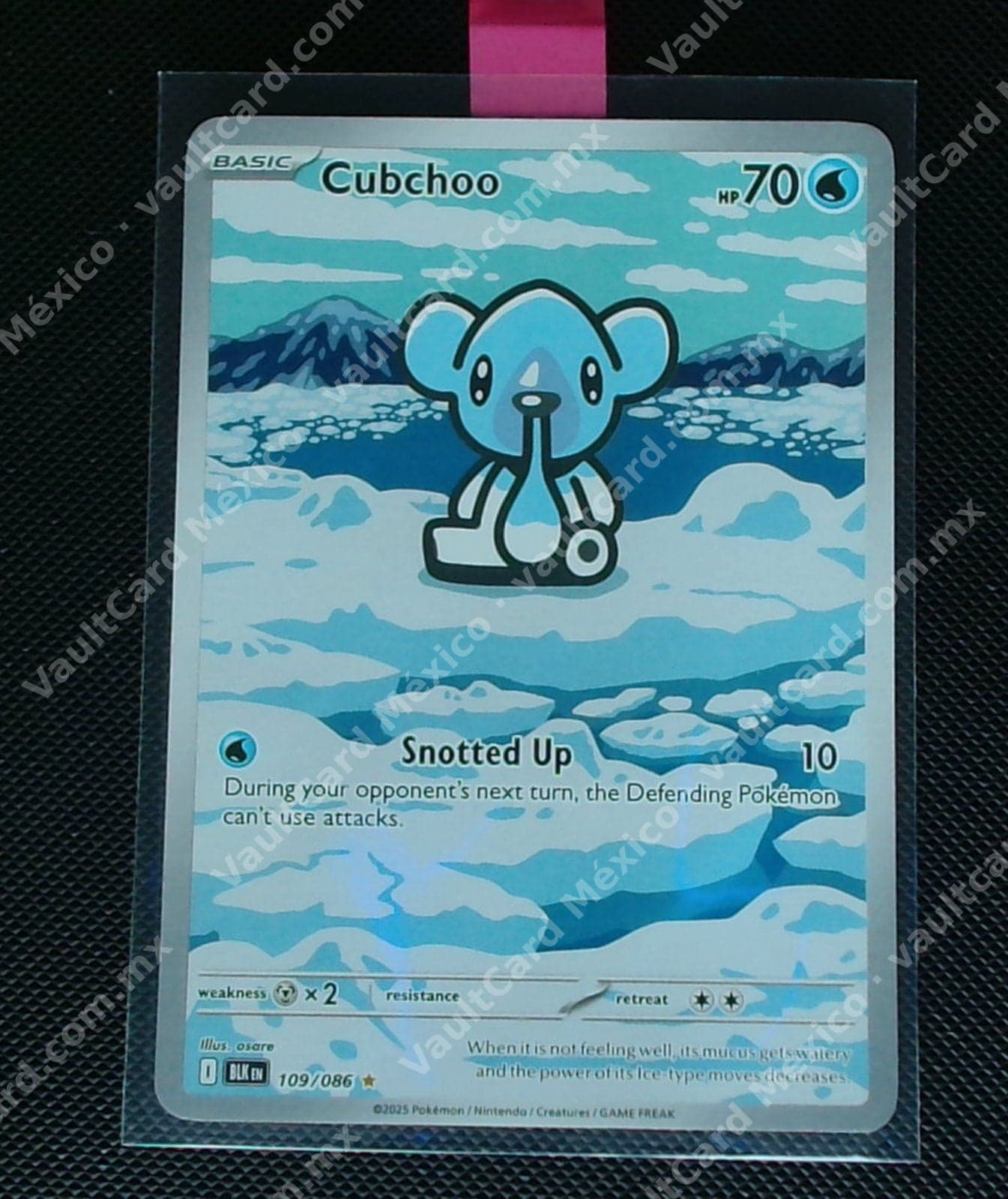 Cubchoo 109/086 - (BLK) Inglés - Illustration Rare