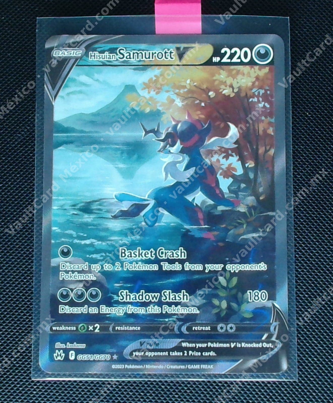 Hisuian Samurott V GG51/GG70 - Crown Zenith Galarian Gallery Inglés