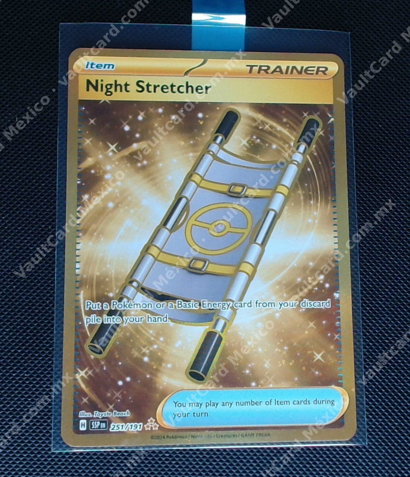 Night Stretcher 251/191 - Surging Sparks (SSP) Inglés - Gold Secret Rare
