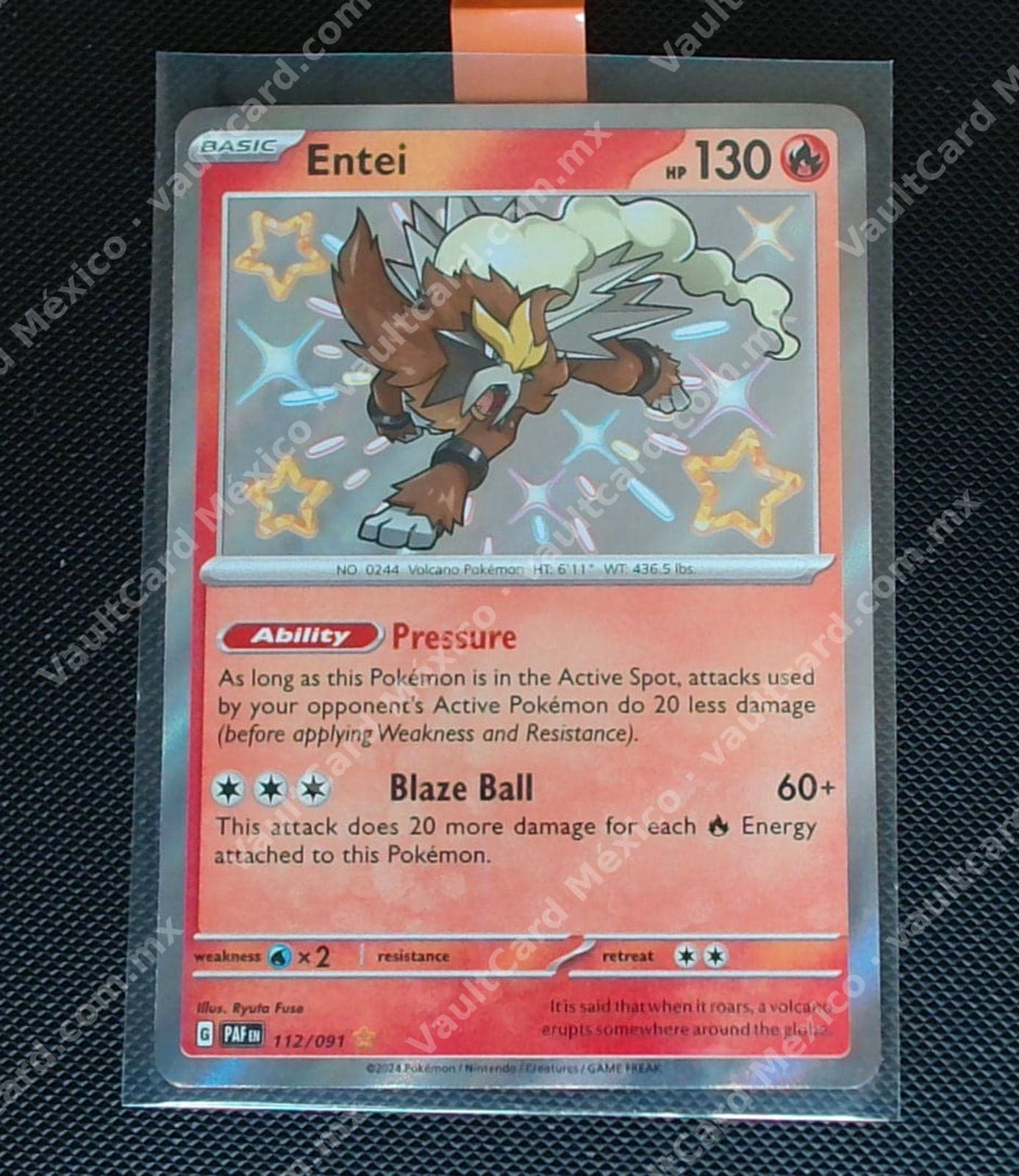 Entei Shiny 112/091 - PAF Inglés