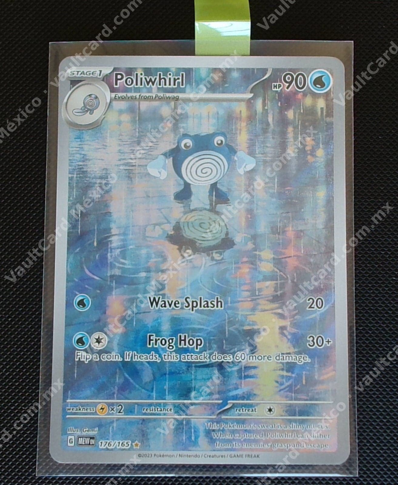 Poliwhirl 176/165 - 151 (MEW) Inglés - Illustration Rare
